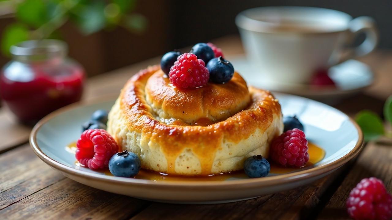 Beeren-Hafer-Milchbrötchen