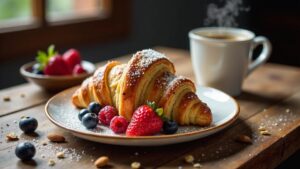 Beeren-Mandel-Croissants