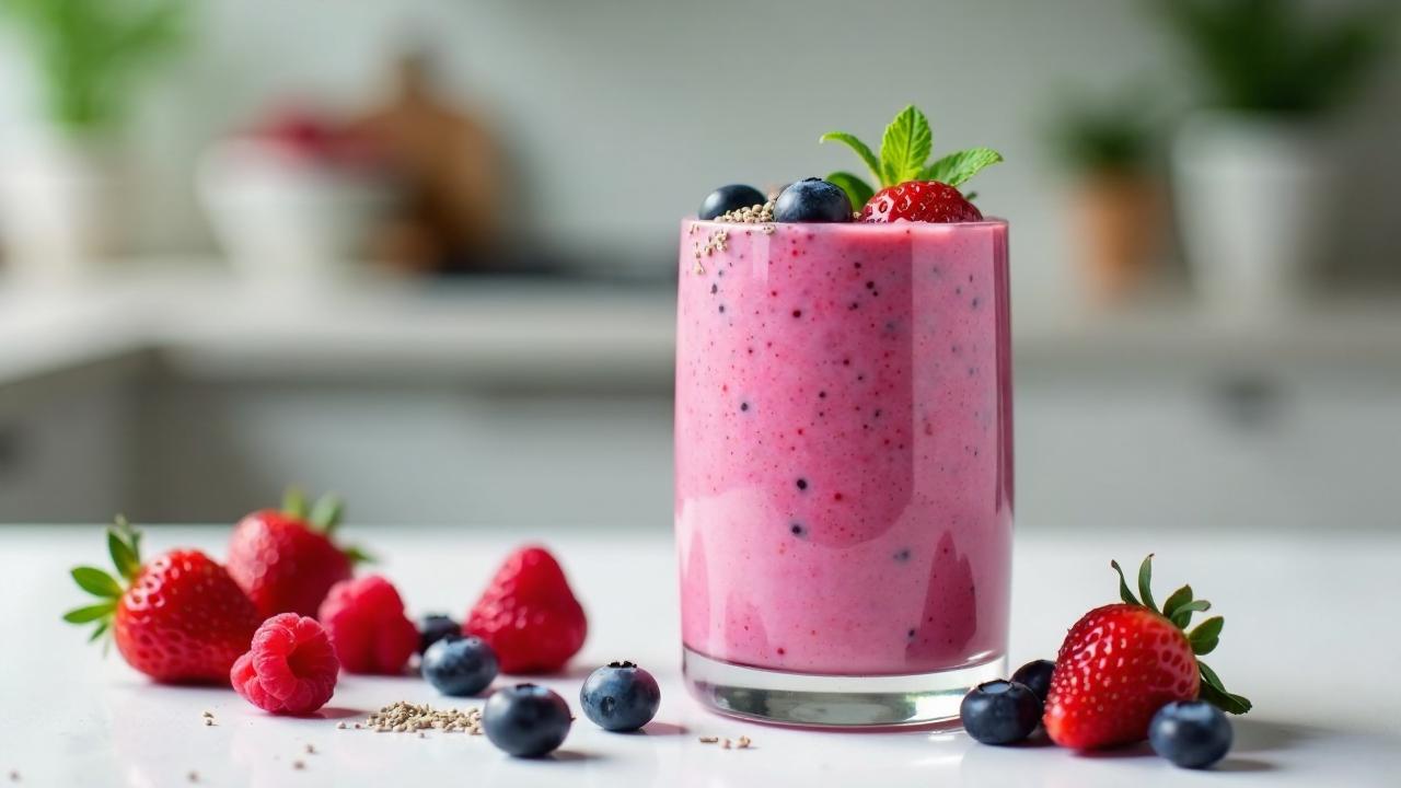 Beeren-Stängel-Smoothie