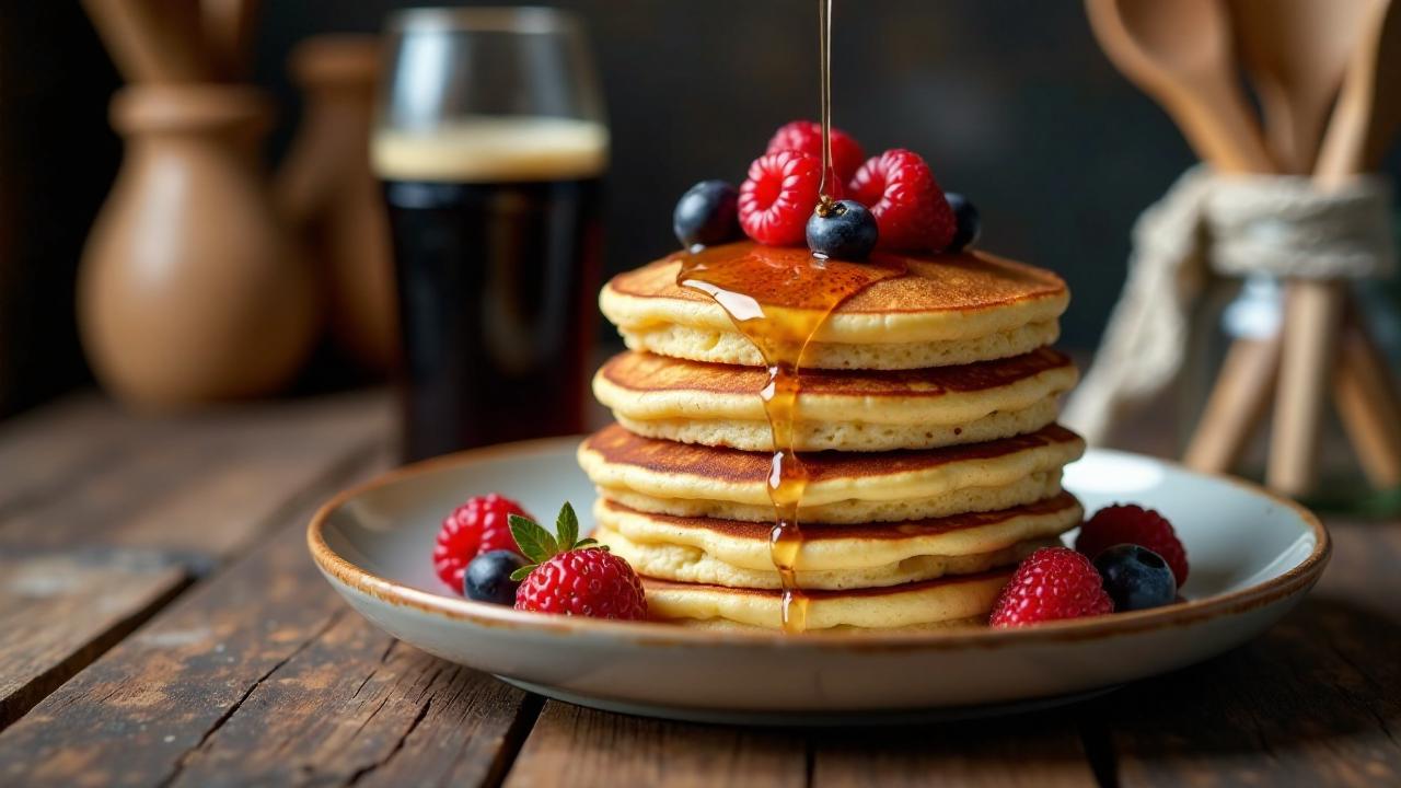 Belgische Dunkelbierpfannkuchen