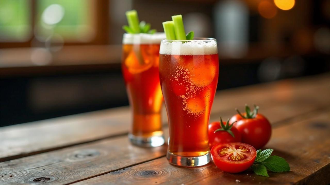 Belgisches Tomatenbier-Cocktail