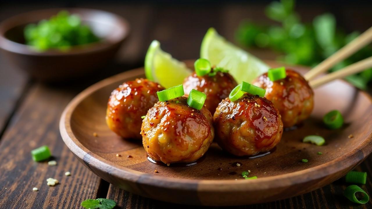 Beliebtes Tsukune (Hähnchenbällchen)