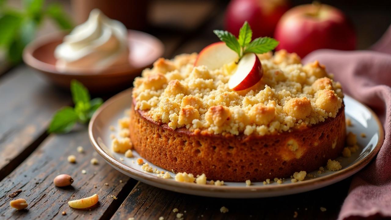 Berliner Apfelkuchen mit Streuseln