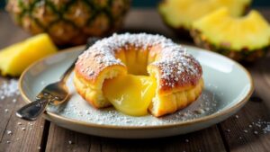 Berliner Pfannkuchen mit Ananas-Kokos-Füllung