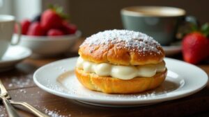 Berliner Pfannkuchen mit Baileys-Creme