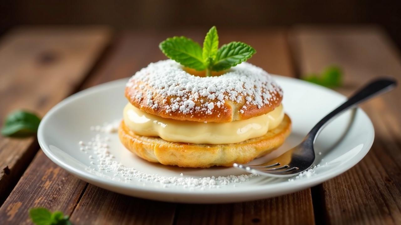 Berliner Pfannkuchen mit Champagnerfüllung