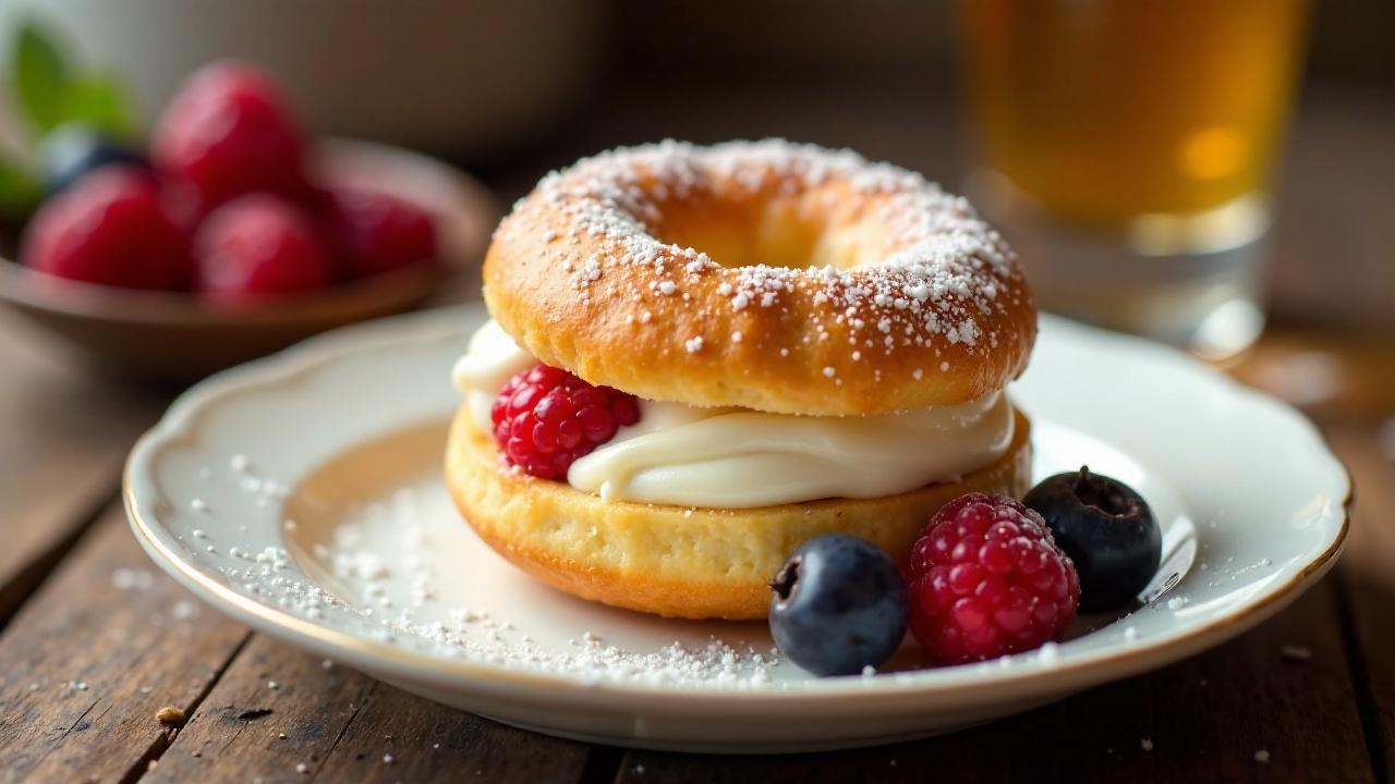 Berliner Pfannkuchen mit Cidrefüllung