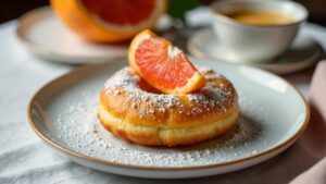 Berliner Pfannkuchen mit Grapefruit-Honig