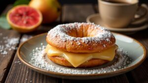 Berliner Pfannkuchen mit Guavenfüllung