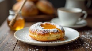 Berliner Pfannkuchen mit Ingwer-Honig