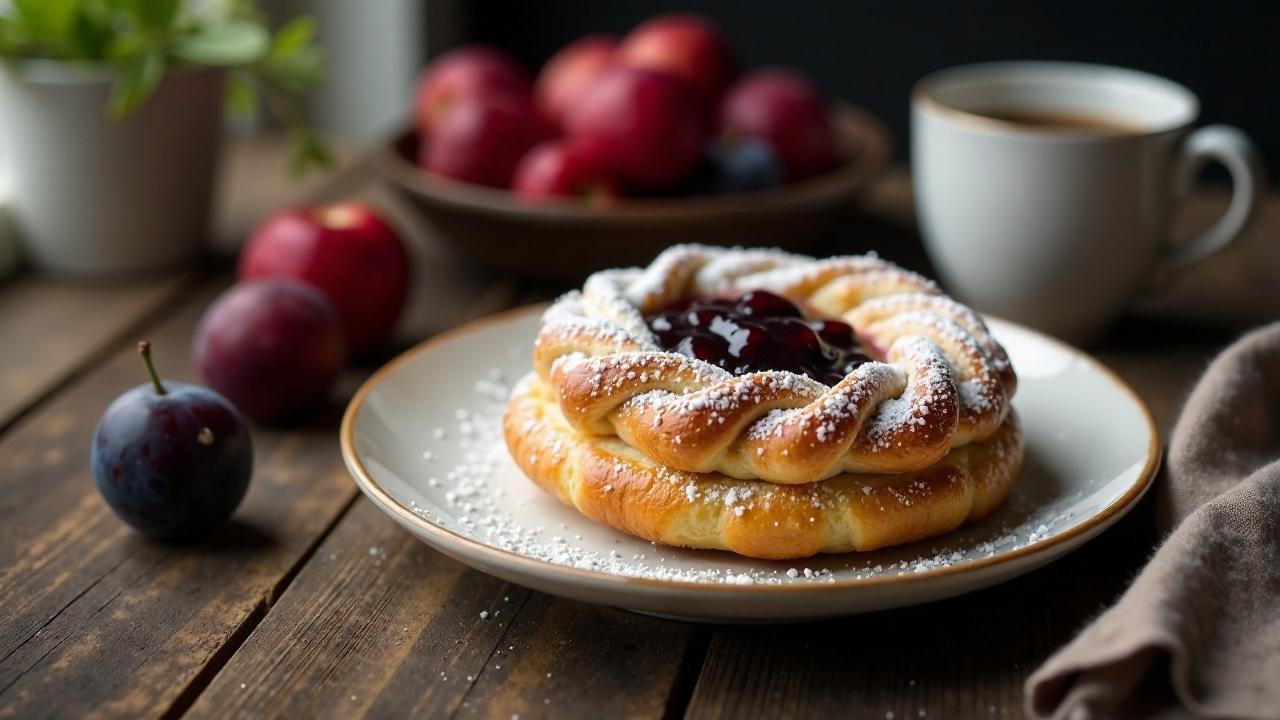 Berliner Pfannkuchen mit Pflaumenmus