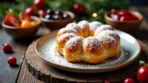 Berliner Pfannkuchen mit Punschfüllung