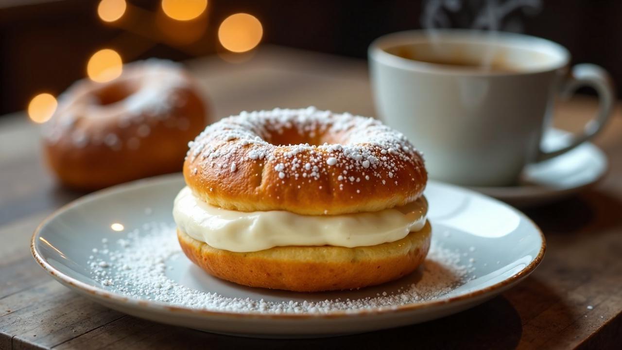 Berliner Pfannkuchen mit Quarkfüllung