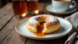 Berliner Pfannkuchen mit Salzkaramell