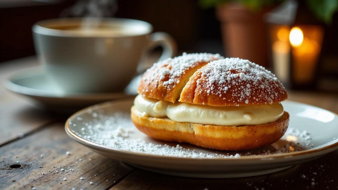 Berliner Pfannkuchen mit Speculoos-Creme