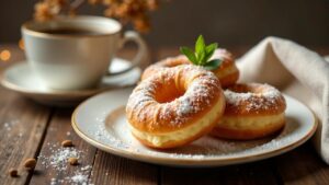 Berliner Pfannkuchen mit Zitronen-Mandel-Füllung