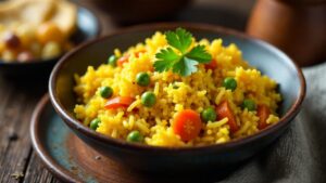 Bhuni Khichuri - Luxuriöser Safran-Reis