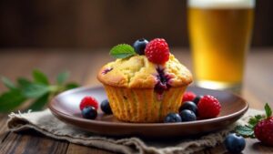 Bierbeeren-Muffin-Tops