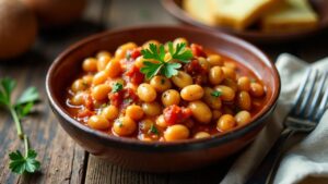 Bines au Lard (Baked Beans)