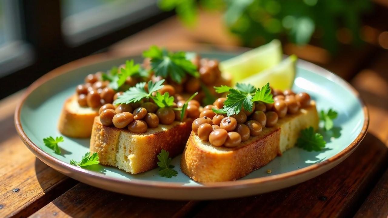 Bisnap: Schwarze-Augen-Bohnen-Toast