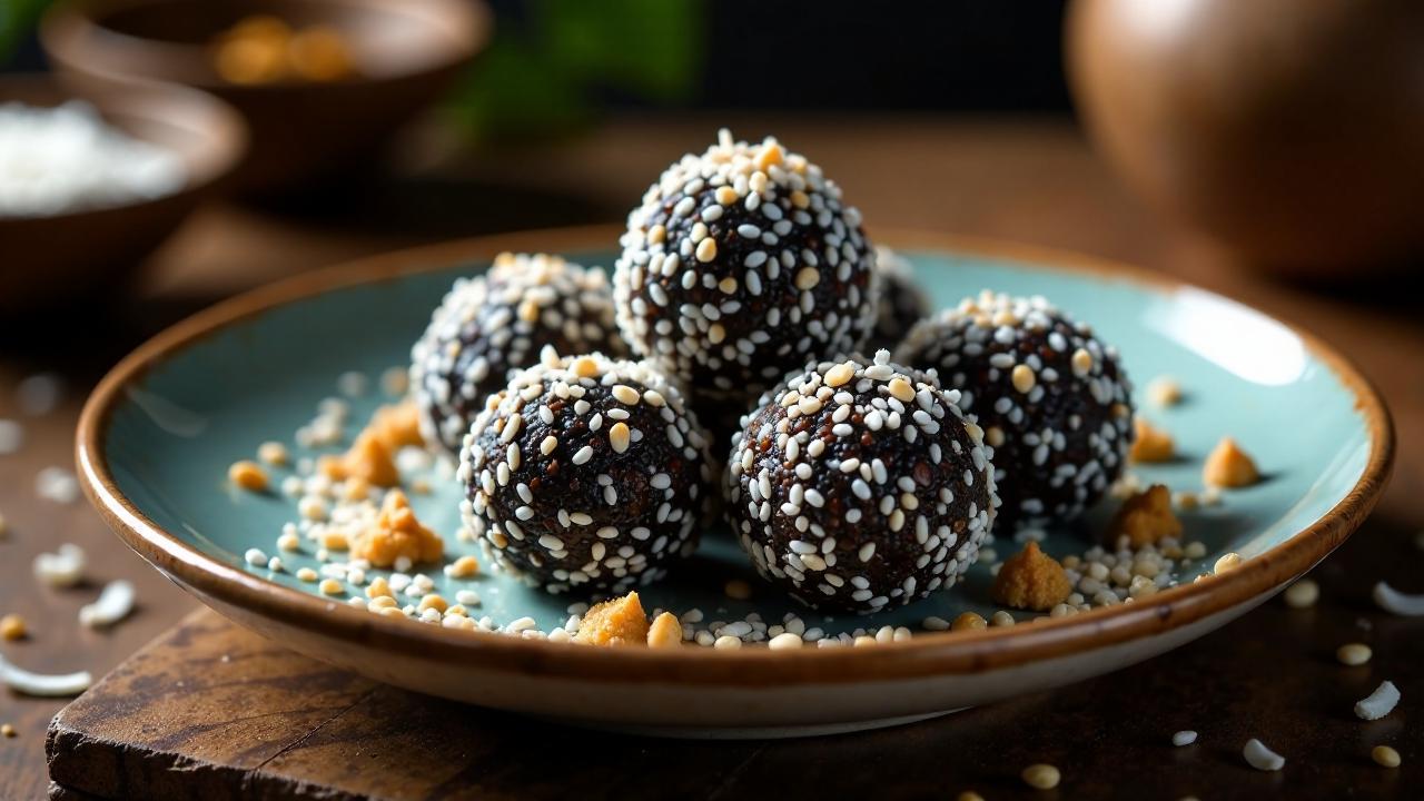 Black Sesame Seed Balls