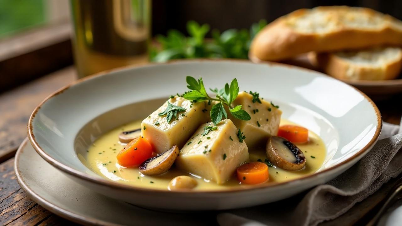 Blanquette de Veau: Kalbfleischragout in Weißweinsauce