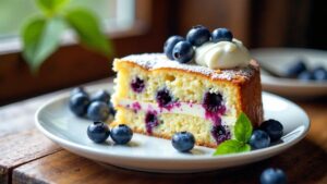 Blaubeer-Joghurt-Kuchen