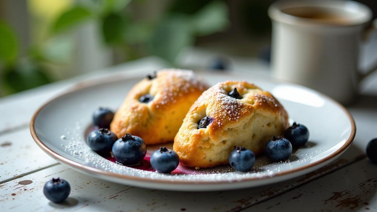 Blaubeer-Joghurt-Madeleines