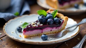 Blaubeer-Mandel-Tarte