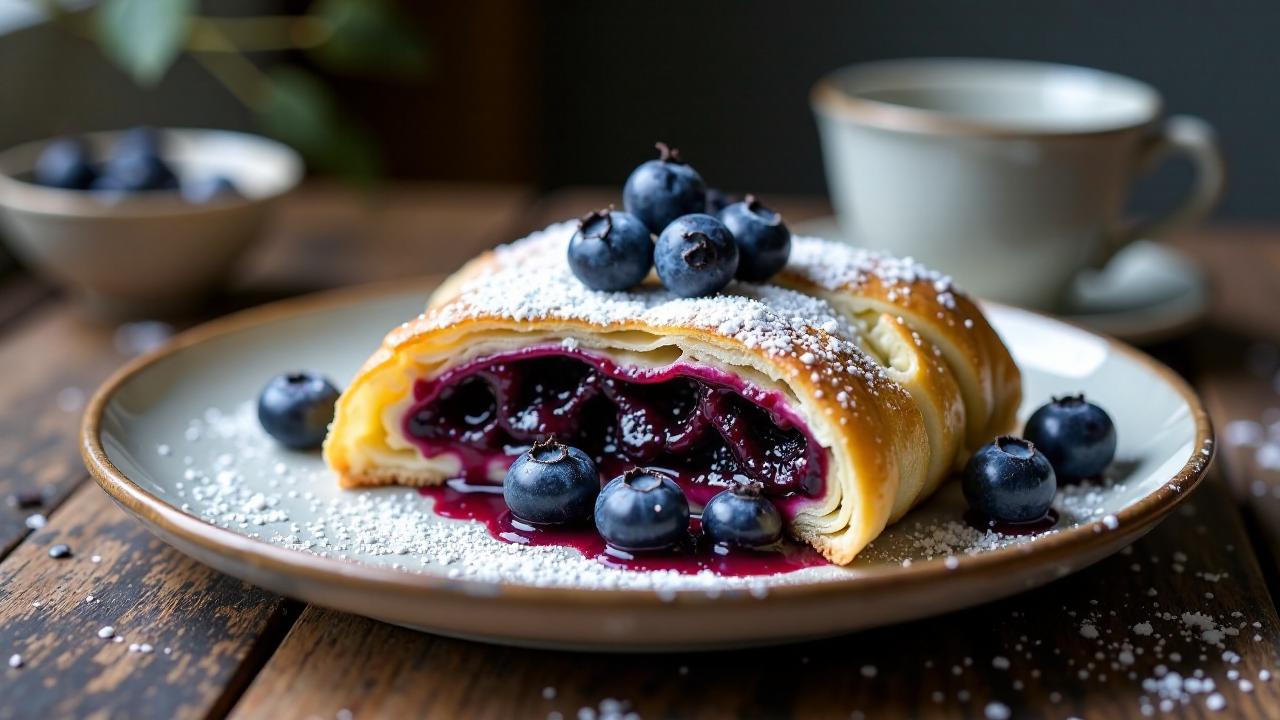 Blaubeer-Quark-Strudel