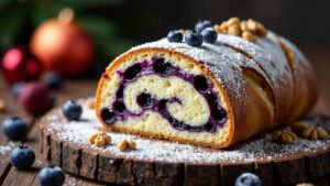 Blaubeer-Walnuss-Stollen