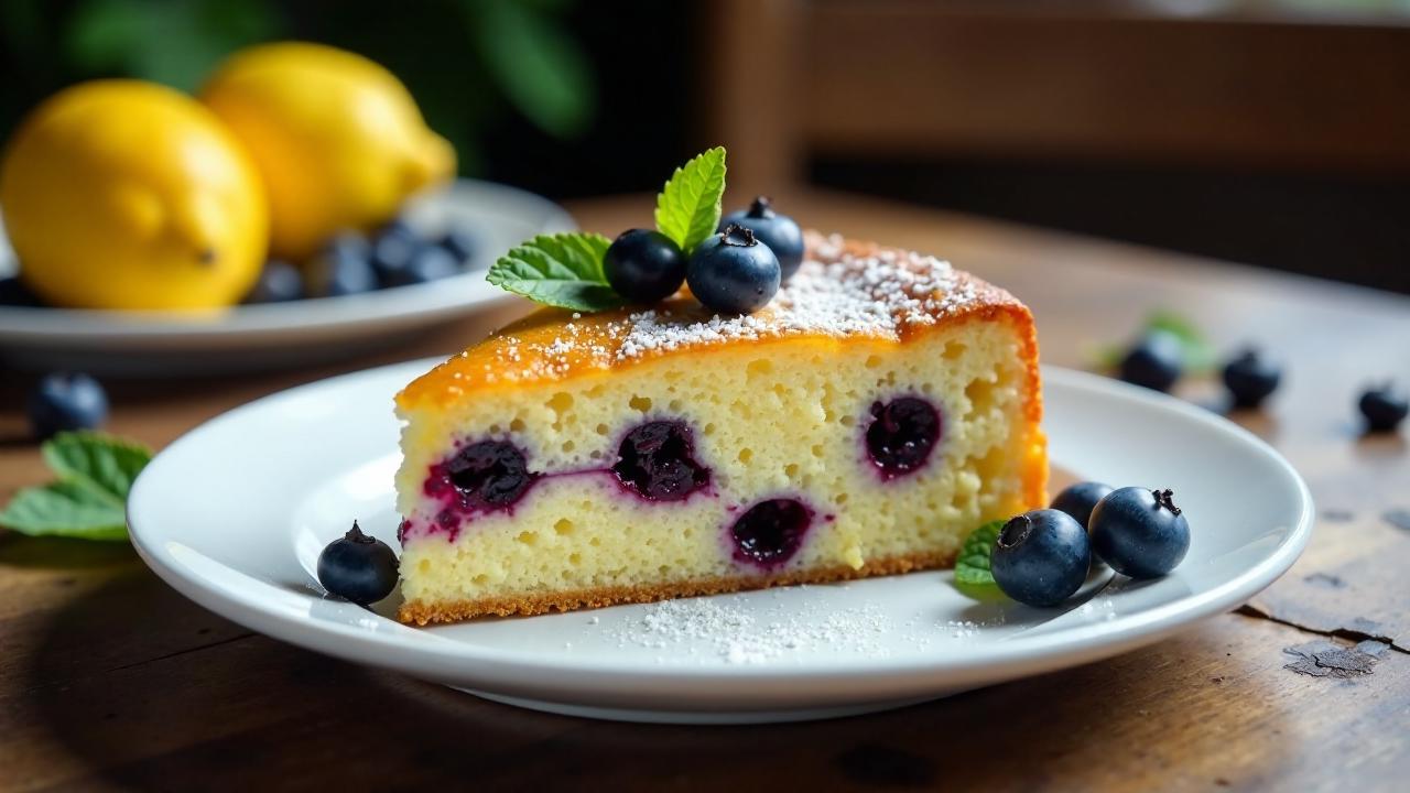 Blaubeer-Zitronen-Kuchen