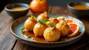 Blood Orange Takoyaki