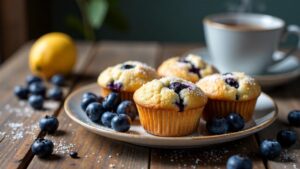 Blueberry and Feijoa Muffins - Heidelbeer-Feijoa-Muffins