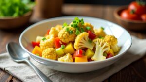 Blumenkohlsalat mit Curry