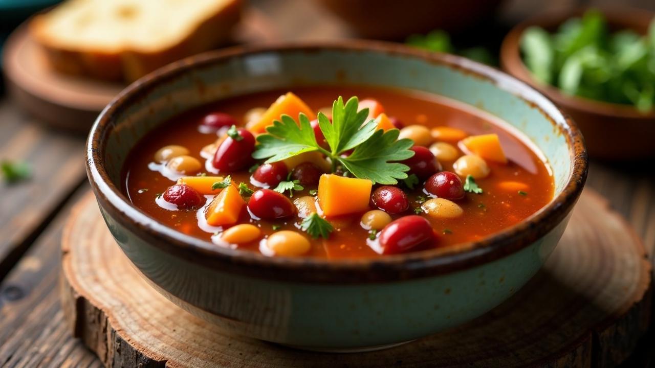 Bohnensuppe a la Ungarisch