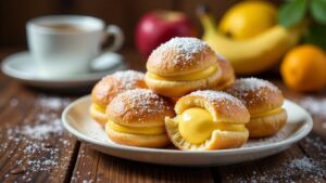 Bomboloni alla Crema (Gefüllte Krapfen)