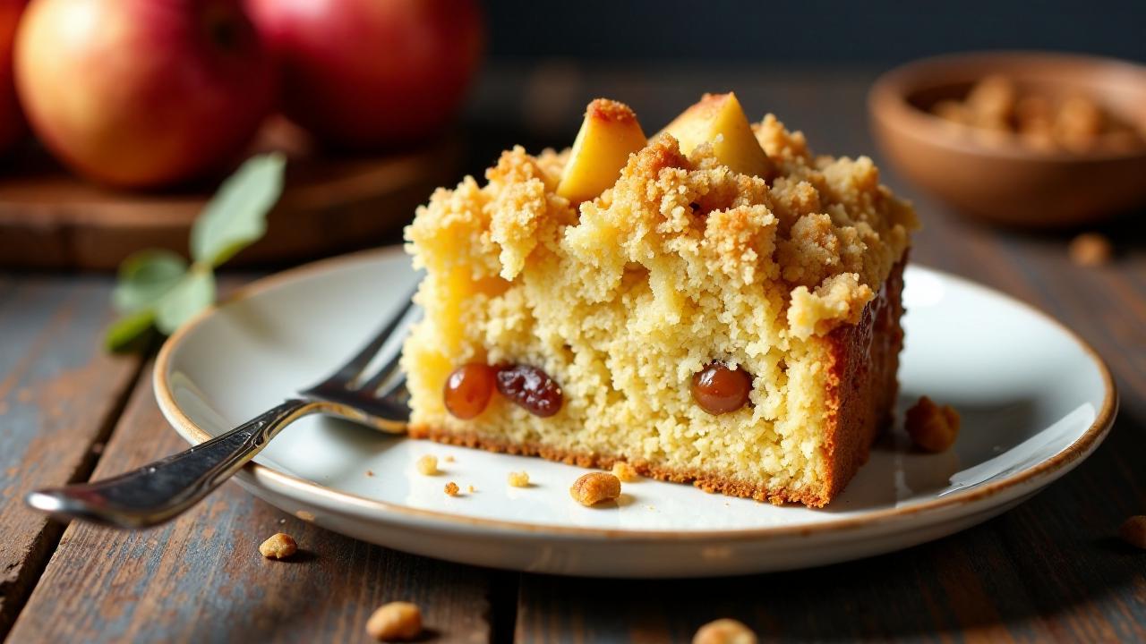 Bonner Apfel-Rosinen-Streuselkuchen