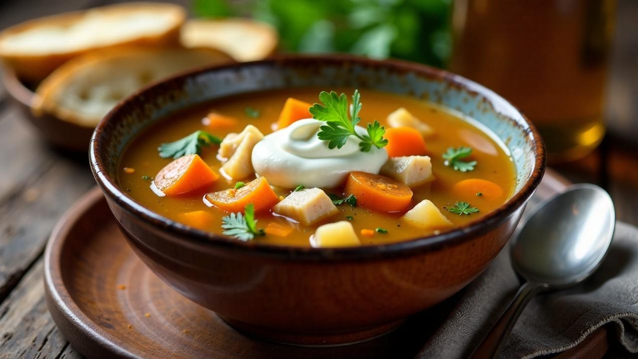 Borș de Curcan - Truthahnsuppe