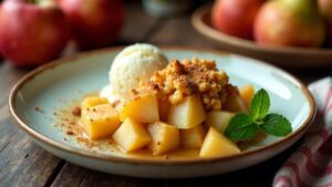 Bosnischer Obst-Crumble