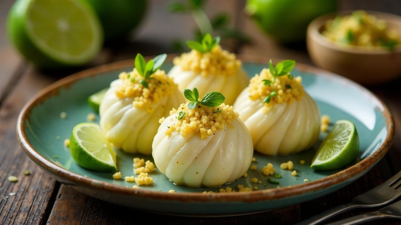 Botok Tawon (steamed bee larvae)