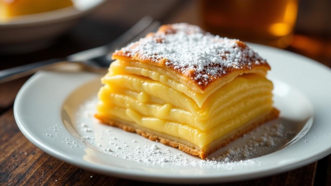 Bougatsa: Blätterteigsüßspeise