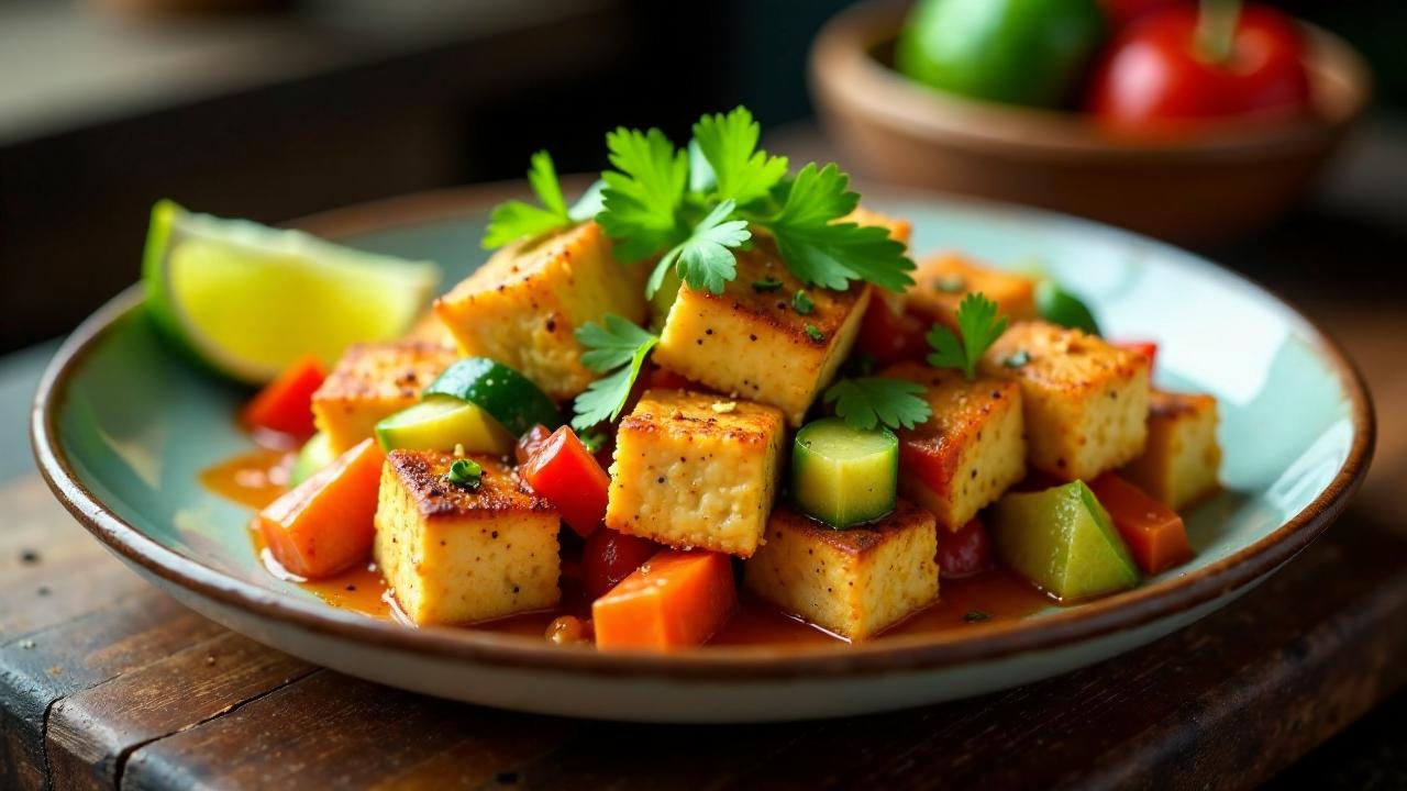 Bougna spicy Tofu