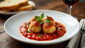 Boulettes à la Lyonnaise (Lyoner Fleischbällchen)