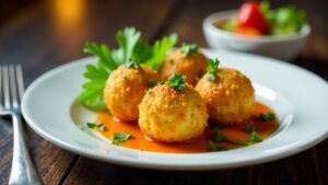 Boulettes au Brocciu – Brocciu-Bällchen