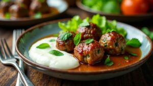 Boulettes d'Agneau à la Menthe (Lammfleischbällchen mit Minze)