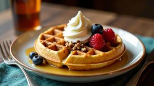 Bourbon-Pecan-Waffeln