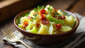 Braised Cabbage with Bacon