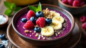 Brasilianischer Açaí Bowl