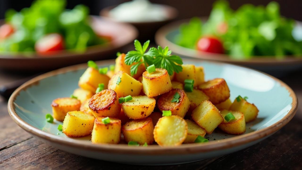 Bratkartoffeln mit Bärlauch